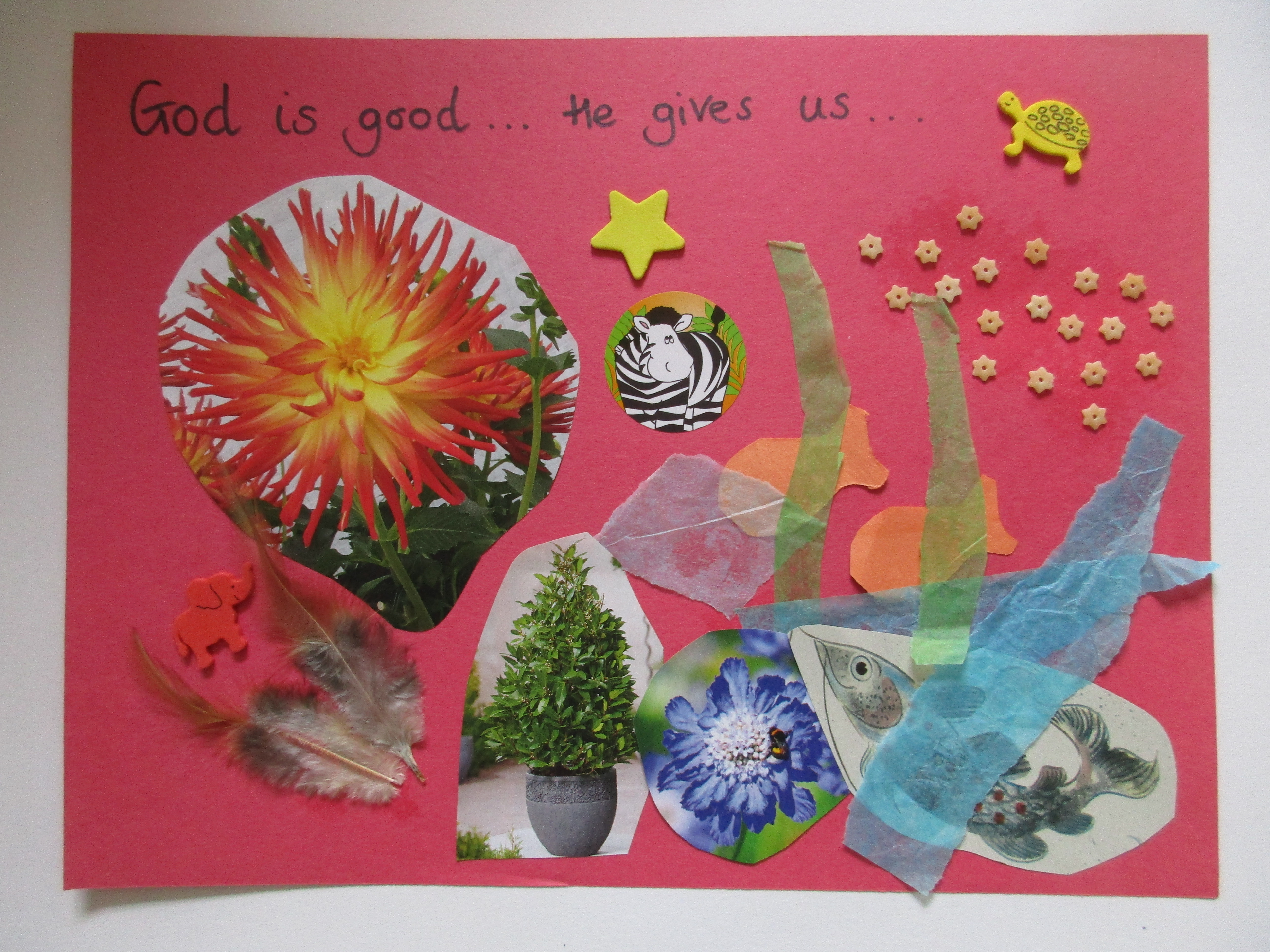 God is good! He gives us the beautiful world.