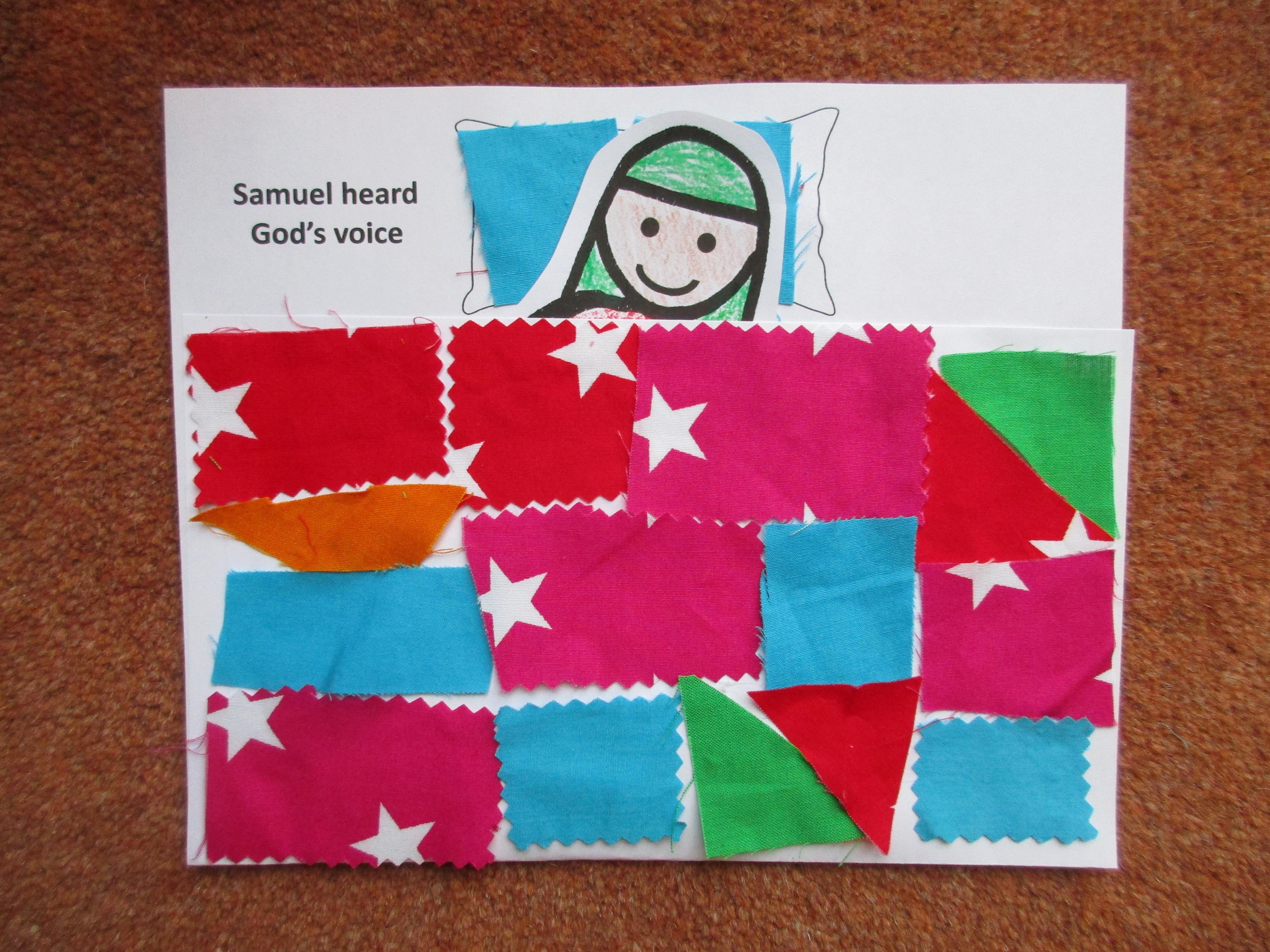 Samuel heard God's Voice Story and Craft to make