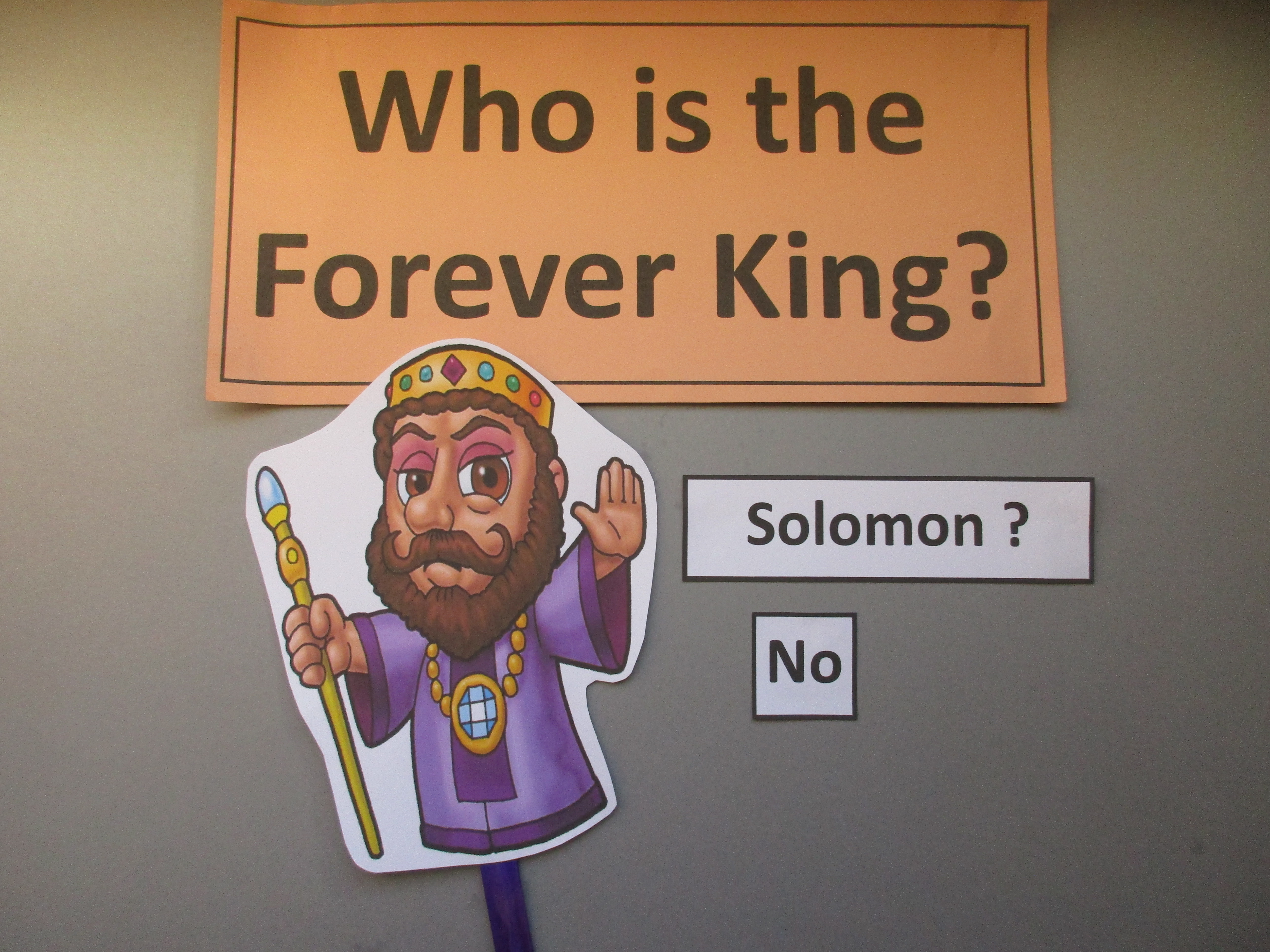 Is Solomon the forever King?