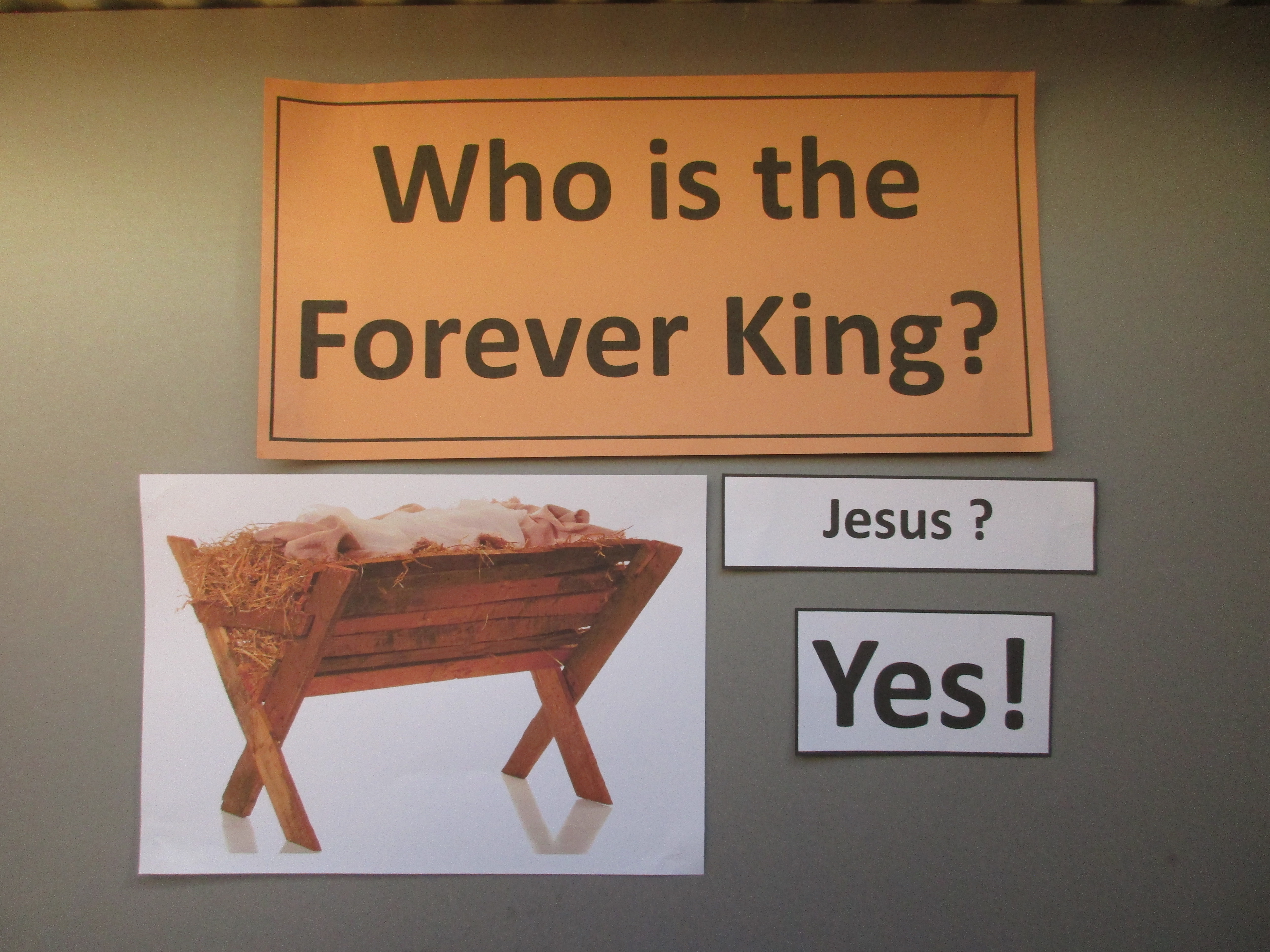 Is Jesus the forever king?